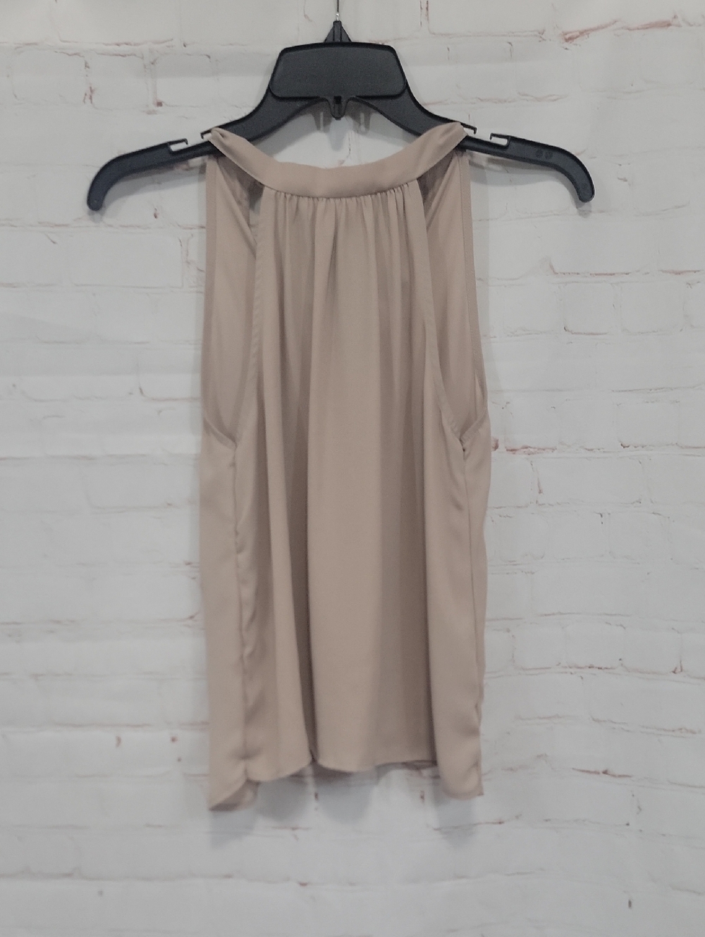 Elegant Beige Halter-Style Camisole